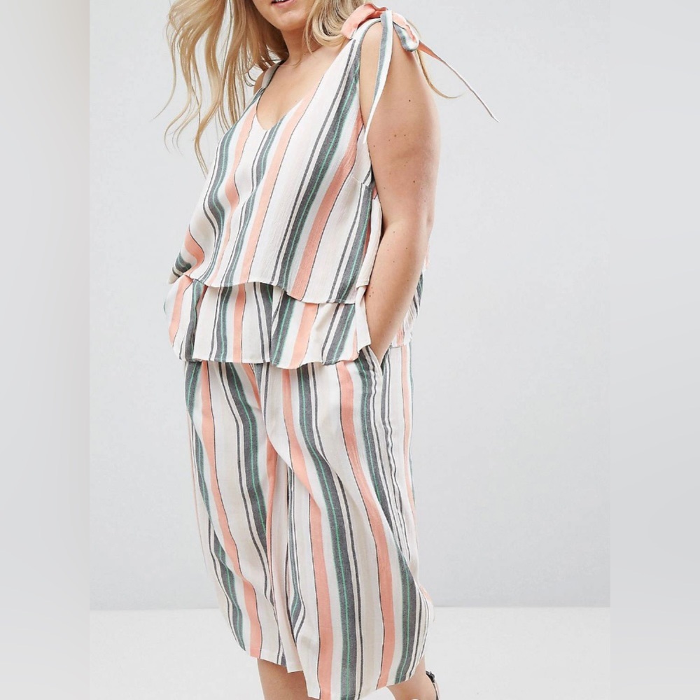 NWOT Asos tank and culotte Set in size 16